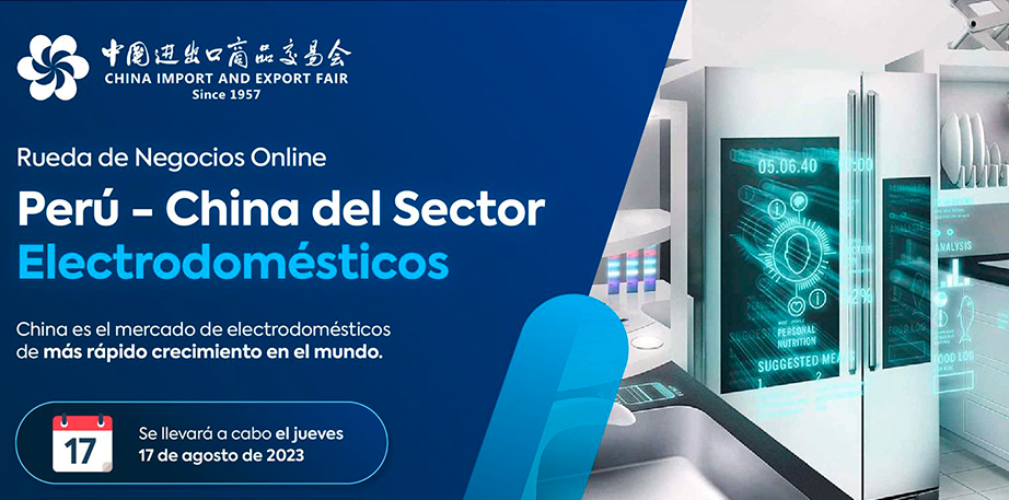 Rueda de Negocios Perú – China: Sector de Electrodomésticos